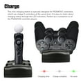 thumbnail image 2 of Charging Dock Fit for Sony Playstation 3 PS3 MOVE Controller, TSV Charging Dock Station for PS3 with USB Cable, Controller Charging Dock Stand Accessory for PS3, Dual Slot Charger, Black, 2 of 8