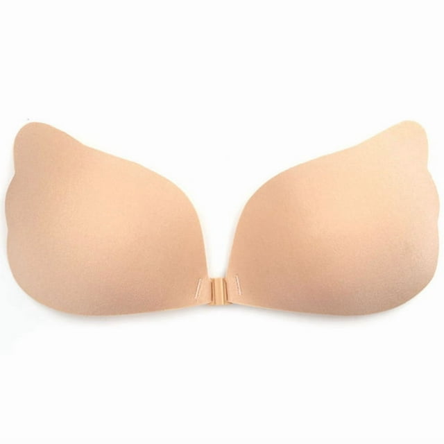 Women Invisible Bra Pcomh Up Silicone Bra for Wedding Sticky Bra Recomable with Transparent Straps Backless Bralette Lingerie Top