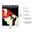 thumbnail image 2 of Nitrolian Paint Company - Fast Drying Paint (Sec Aussitôt Peint) - Vintage French Advertising Poster by Leonetto Cappiello c.1929 - Fine Art Matte Paper Print (Unframed) 16x20in, 2 of 4