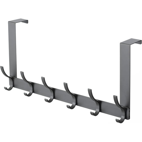 Over The Door Hooks, Sturdy Door Hanger, Towel Rack Towel Hooks for Bathroom Hooks Large Over The Door for Bathroom, Bedroom,Kitchen