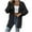 Black, variant on Fall Outfits for Women 2025 Fall Outfits for Women 2025 New Hollowed Out Machine Woven Sweater With Button Conditioning Shirt And Casual Jacket