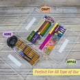 thumbnail image 6 of BAZIC Non Toxic PP Plastic Pencil Cases, Clear, 4 Pack, 6 of 8