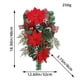 thumbnail image 3 of Guirnaldas de otoño, flores artificiales, adornos colgantes, flores navideñas, árboles invertidos, coronas de rayas rojas y verdes, para puertas de centros comerciales, hoteles, coronas navideñas, sop, 3 of 9