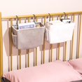 thumbnail image 4 of Hanging Bag For Bedside Canvas Storage Organizer For Tissue Box Pouch Diaper Caddy Toy, 4 of 14