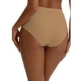 thumbnail image 3 of INSPIRE CHIC Women's Cotton High Waist Briefs Tummy Control Breathable Underwear, Available in Plus Size 2XL Beige, 3 of 4