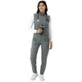 thumbnail image 4 of Hanes Womens Scrubs Zip-Front Scrub Vest, Pockets, Comfort Fit, Inner Pocket, Sizes XS-3XL, 4 of 8
