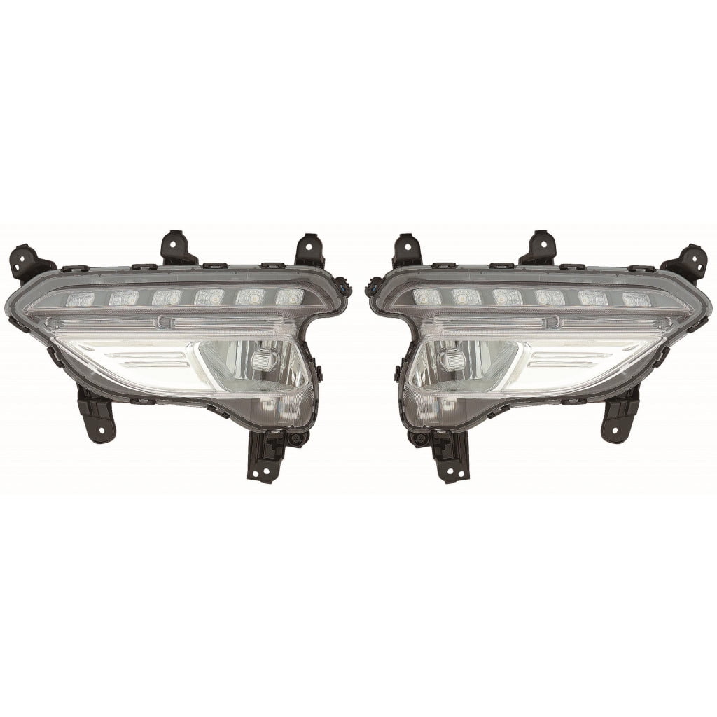 KarParts360 For 2017 2018 HYUNDAI SANTA FE Fog Light Assembly Driver