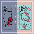 thumbnail image 4 of Cute Hello K-Kitty Line Cat Phone Case For OPPO Realme 10 9 8 8I C30 C31 C33 C35 C55 GT NEO 2 3 5 NARZO 50 5G Case Funda Shell, 4 of 5