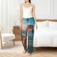 thumbnail image 4 of Fotbe Swimming Goggled Flamingo Pantalones de Pijama para Mujer, Pantalones de Dormir, Pantalones Pj con Cordón y Bolsillos-3X-Large, 4 of 6