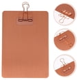 thumbnail image 4 of WRISTBIQUE A5 Paper Clipboard Golden 1Pcs 9.1x6.3in, 4 of 8