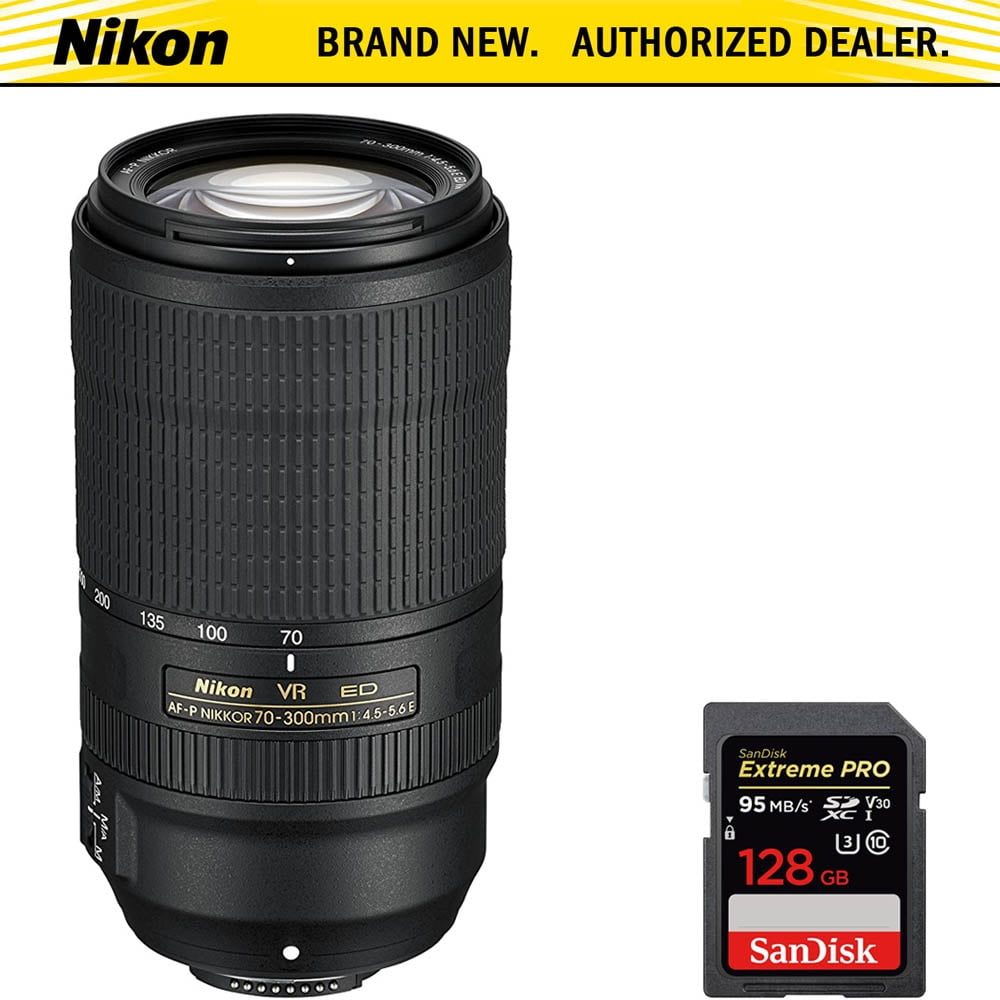 Nikon (20068) AF-P NIKKOR 70-300mm f/4.5-5.6E ED VR Fixed 