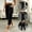 Black, variant on Drovellove Women's Plus Size Casual High Waisted Capri Pants with Pockets - Soft Stretch Full Length Cargo Pants for Work, Travel & Weekend Errands