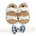thumbnail image 1 of goowrom Sandales Bébé Filles Antidérapantes Chaussures Plates à Volants à Semelle Souple, 1 of 9