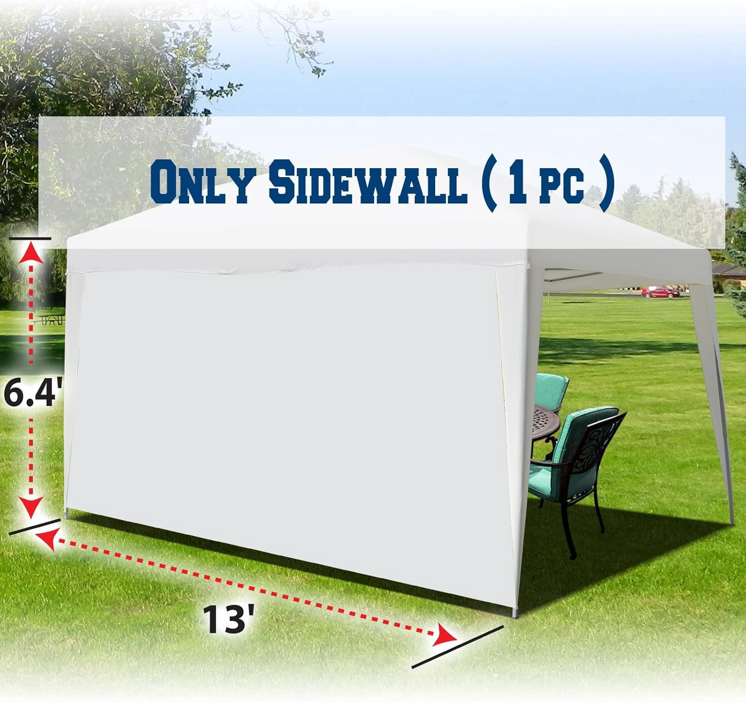 SW402 13'X6.4' Size Outdoor Pop Up Canopy Gazebo Marquee 1PC