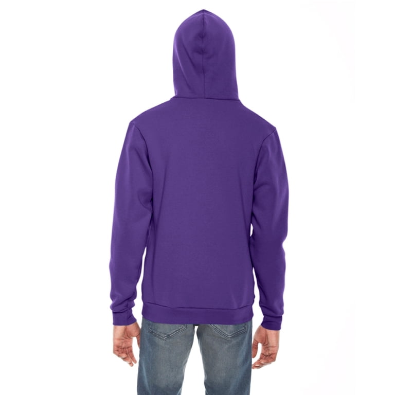 Sweat à Capuche Zippé American Apparel Homme - Violet - Taille S - État Correct