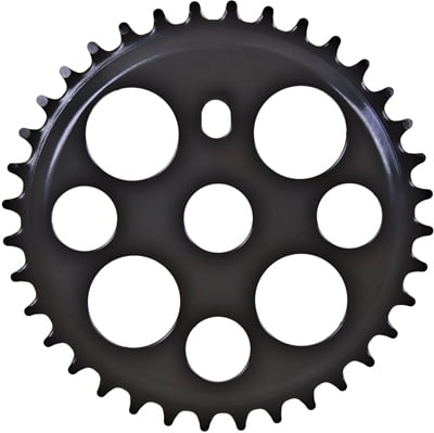 Sun Bicycles Chainring, 36Tx1/2x1/8 (for 1pc Crank), Black