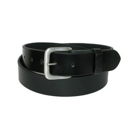 Size 38 Mens Leather 1 3/8 Inch Removable Buckle Bridle Belt,