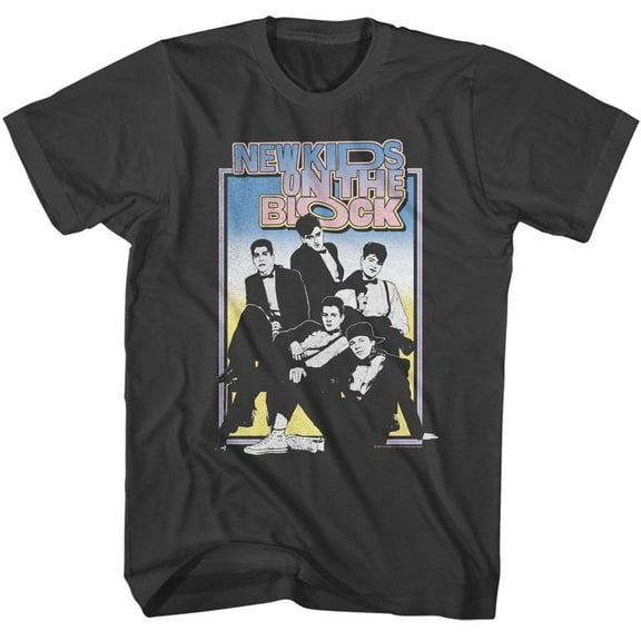 New Kids On The Block Gradient Suits Smoke T-Shirt