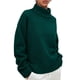 thumbnail image 1 of Suéter PRETTYGARDEN 2025 para Mujer Cuello Alto Ajuste Holgado Verde Oscuro L, 1 of 5