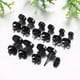 thumbnail image 3 of Laklulu JewelryWe Schmuck 5 Paare Ohrstecker Set, Edelstahl flache runde poliert Ohrringe Ohr-Schmuck für Damen & Herren, Plata/Oro/Rosegold/Negro, Durchmesser 4,5,6,7,8mm, 3 of 6