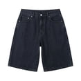 thumbnail image 5 of Womens Jean Shorts High Waisted Summer Stretchy Casual Elastic Waist Denim Shorts with Pockets, 5 of 5