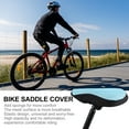 thumbnail image 3 of 2 Count Car Seat Cover Bike Saddle Cushion Bikes Honeycomb Comfort Fitness Child, 3 of 6