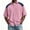 Pink, variant on YLSDY Men's Color Block Short Sleeve Golf Shirt, Button-Down Collared Casual Top, Trendy Two-Tone Design for Men Dark Gray L
