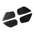 thumbnail image 4 of CUBIERTA de LA CUBIERTA de LA MANIJA de LA FIBRA de CARBONO NEGRA para EL ACCESORIO DEL AUTO de SM SunniMix Revestimiento de la tapa del asa de la manija de la puerta, 4 of 8