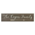thumbnail image 2 of Family Name Wooden Wall Sign Art Size 10 x 40, 2 of 6
