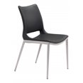 thumbnail image 2 of Zuo Ace Dining Chair - Black & Silver, 2 of 11