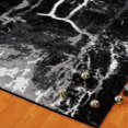 thumbnail image 3 of Ladole Rugs Abstract Pattern Modern Long Runner Rug -  Indoor 2x9 Carpet for Living Room, Entrance, and Hallway - Black and White, 3x10, 2'7" x 9'10"(80cm x 300cm), 3 of 4