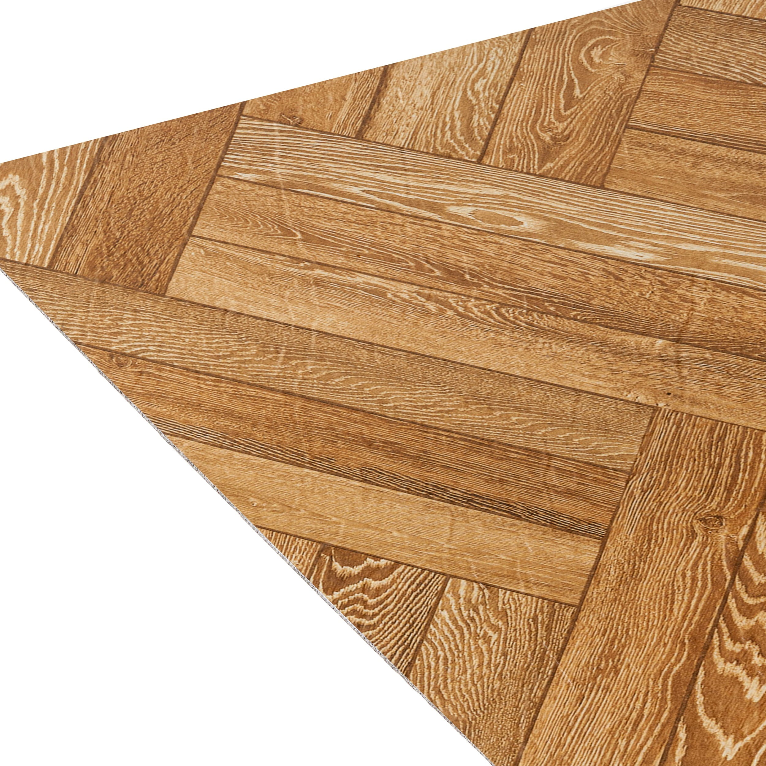 Achim Retro 12" x 12" 1.5mm Peel & Stick Vinyl Floor Tiles, 20 Tiles/20 sq. ft., Blonde Herringbone