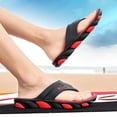 thumbnail image 4 of Rokment Mens Orthopedic Flip Flops Comfortable Arch Support Thongs Sandals Summer Beach Orthotic Walking Slides Slippers for Indoor and Outdoor, 4 of 7