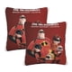 thumbnail image 1 of Fundas de almohada de Los Increíbles, súper suaves y esponjosas, de doble cara, acogedoras, para sofá, sala de estar, decoración del hogar, juego de 2 almohadas cuadradas, 1 of 8