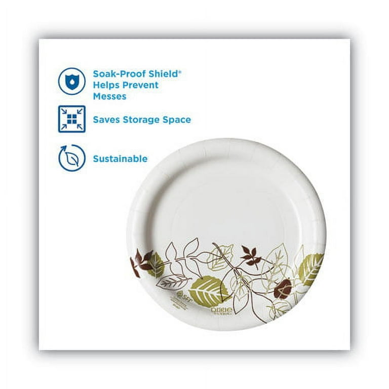Pathways Soak-Proof Shield Mediumweight Paper Plates, WiseSize, 6.88 Pathways Soak-Proof Shield Mediumweight Paper Plates, WiseSize, 6.88