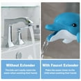 thumbnail image 3 of cartoon Bath Spout Cover,Whale Bathtub Faucet Baby Shower Protection Cover for Kid Toddler Bath Safetyblue, 3 of 5