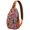 Tribal Bohemia, variant on Tribal Bohemian Crossbody Sling Backpack for Travel, Vintage Style Lightweight Hiking Shoulder Bag for Outdoor Life
