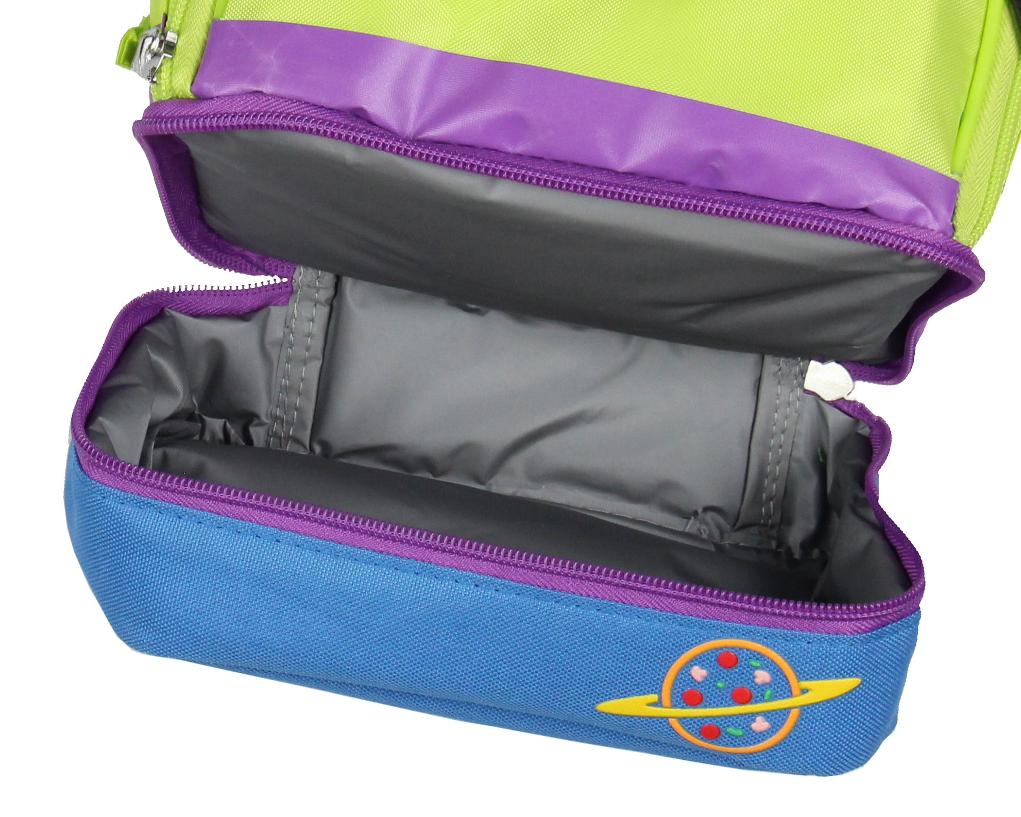 Disney Toy Story Lunch Box | Alien Lunch Bag Design with 3D Ears Insulated Dual Compartment Insulated Lunch Tote 10"