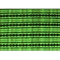 thumbnail image 1 of Ahgly Company Indoor Rectangle Abstract Green Modern Area Rugs, 2' x 4', 1 of 4