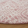 thumbnail image 3 of SAFAVIEH Metro Aditi Medallion Area Rug, Pink/Ivory, 6' x 6' Round, 3 of 8