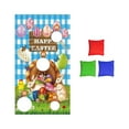 thumbnail image 3 of Pancarta de fondo para juegos de lanzamiento de Pascua para niños y adultos, divertidos regalos de Pascua, juguetes exteriores, pancarta de juego de, 3 of 9