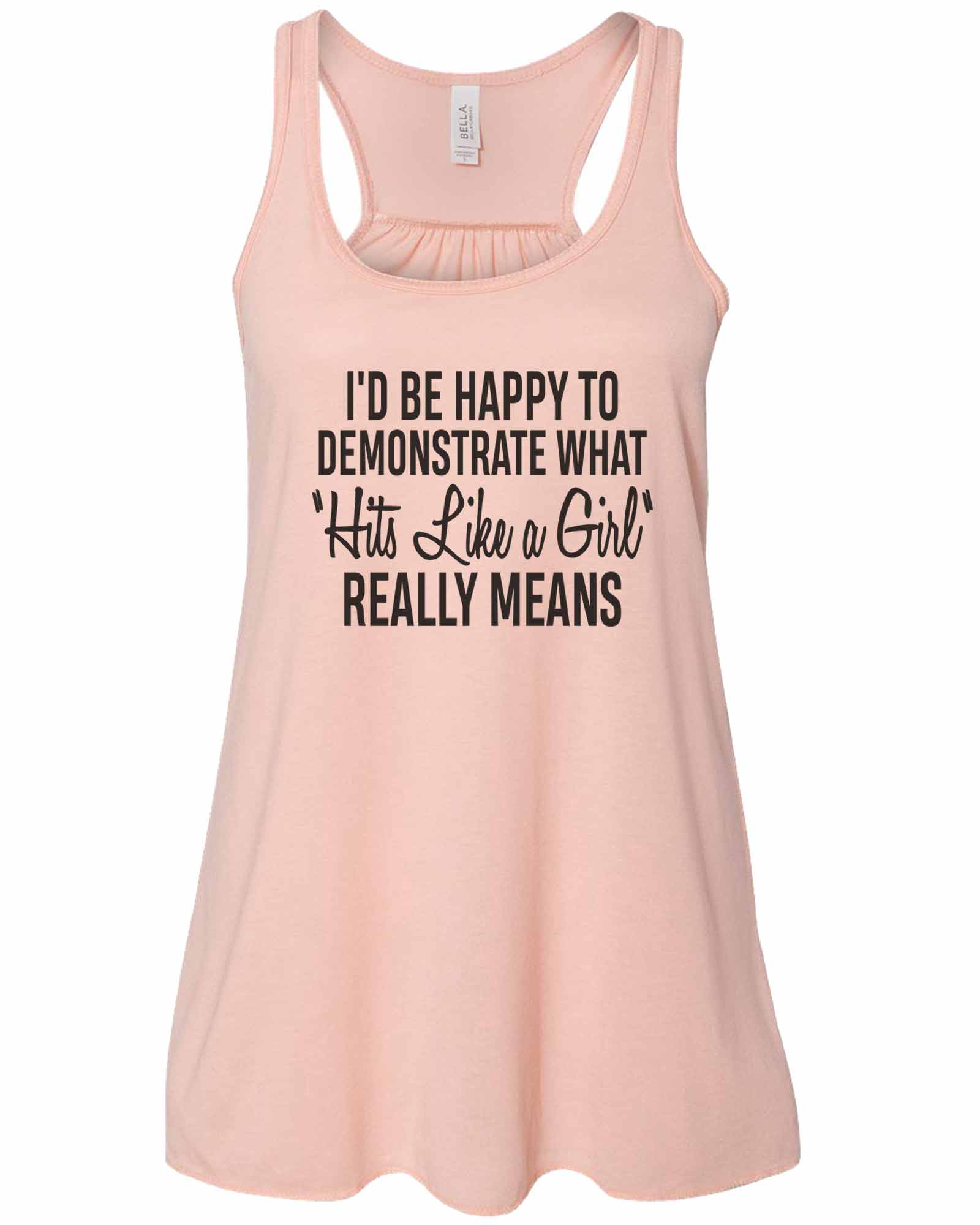 peach workout shirt