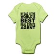 thumbnail image 1 of CafePress - My Dad Is The Worlds Best Real Estate Agent Body S - Baby Light Bodysuit, 1 of 1