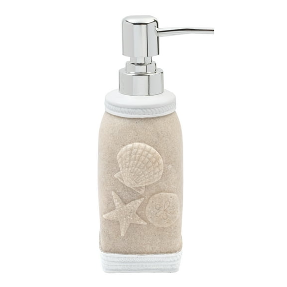 Sweet Home Collection Coastal Shell Bath Accessory Collection Bathroom Lotion/Soap Pump