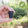 thumbnail image 4 of Bidé portátil CuloClean para viajes al baño o camping. Compatible con todas las botellas. Discreto Ecológico Mini Rociador para Ancianos Bio Personal Bidé de Mano para Exteriores (CuloClean 1pcs Negro, 4 of 5