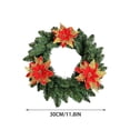 thumbnail image 3 of Aurorax Christmas Decorations Outdoor,Artificial Christmas Wreath Pre-Assembled Realistic Waterproof Winter Decorations for Home, 3 of 6