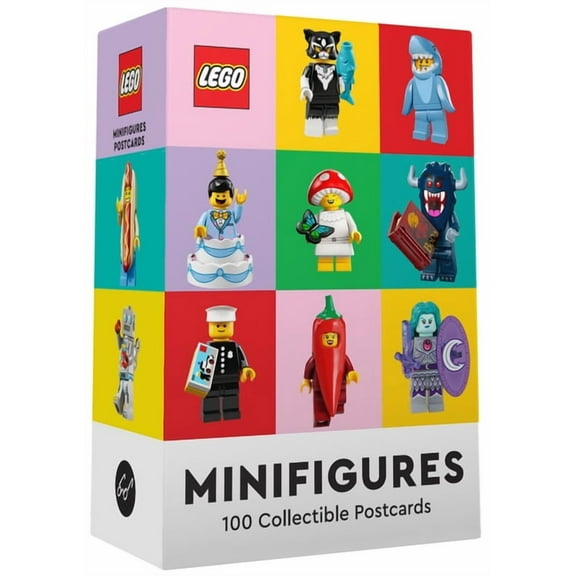 Lego Lego Minifigures: 100 Collectible Postcards, (Hardcover)