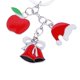 thumbnail image 4 of Kits de Navidad Colgante Creativo de Navidad de Bolsa Claves Decoración Artesanal Macarena  Llavero de Santa Claus, 4 of 7