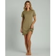 thumbnail image 5 of Real Essentials 3 Pack: Women's Cotton Short Sleeve Nightgown Nightshirt Sleepshirt Ladies Sleepwear (Available in Plus Size), 5 of 8