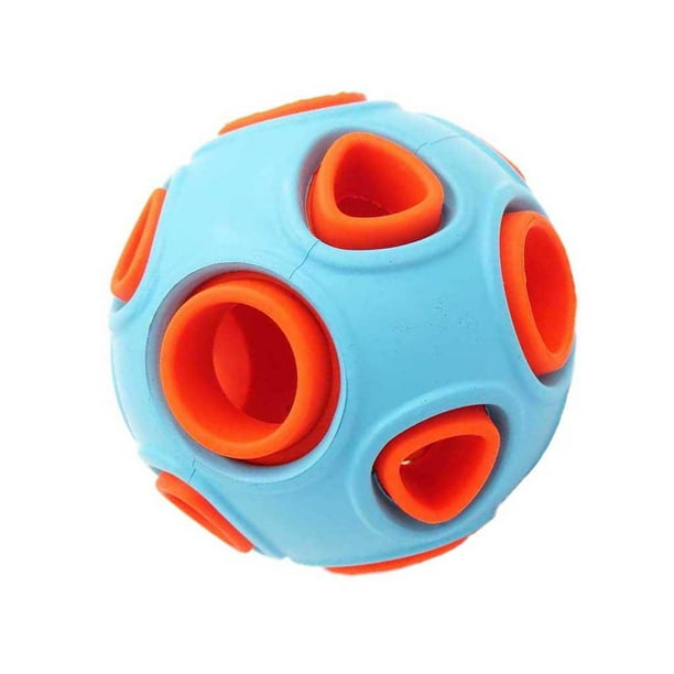 Orange and blue online rubber dog balls